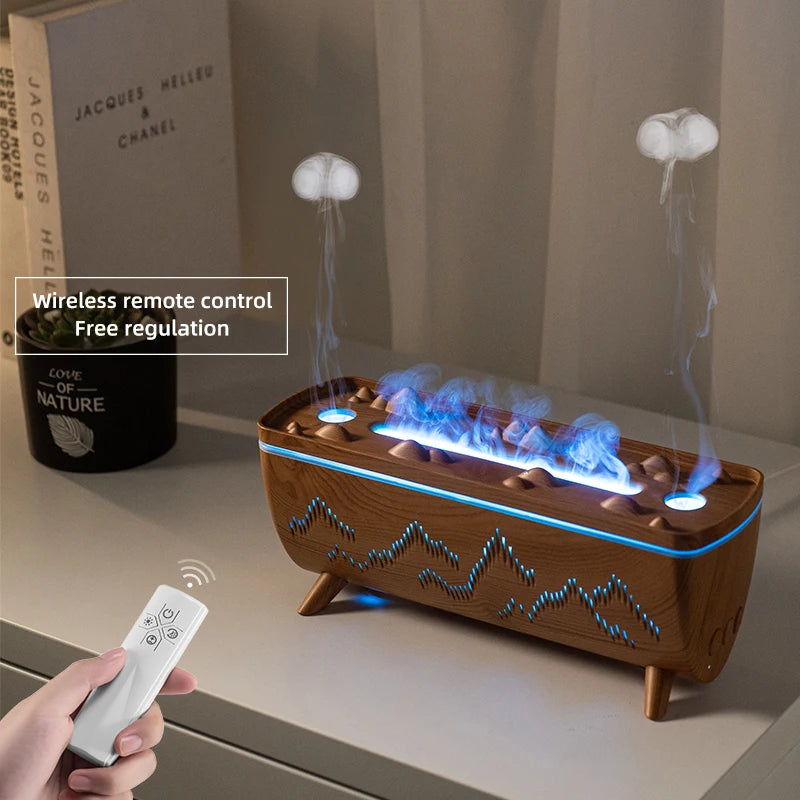 LumaJelly 2-in-1 Jellyfish & Flame Diffuser