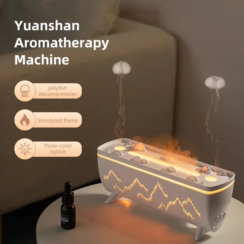 LumaJelly 2-in-1 Jellyfish & Flame Diffuser