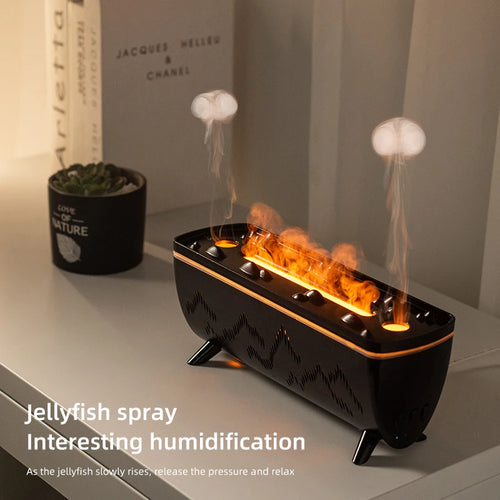 LumaJelly 2-in-1 Jellyfish & Flame Diffuser